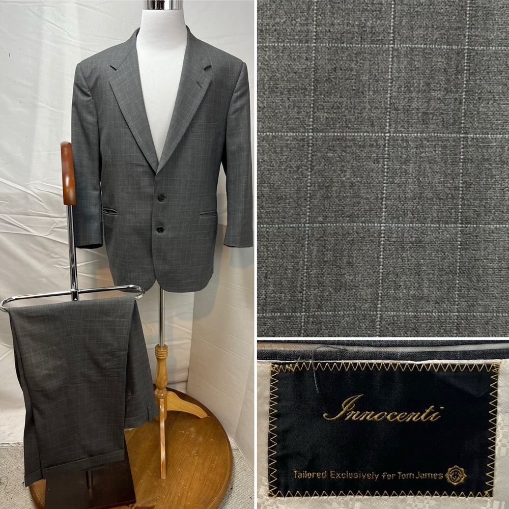 Tom James Custom Tailored Innocenti Men's 45 Blaz… - image 1